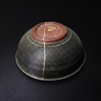 Handcrafted Rustic Earth Kintsugi Ceramic Bowl (1-of-1 Exclusive)
